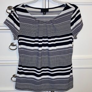 Black & White Striped Blouse